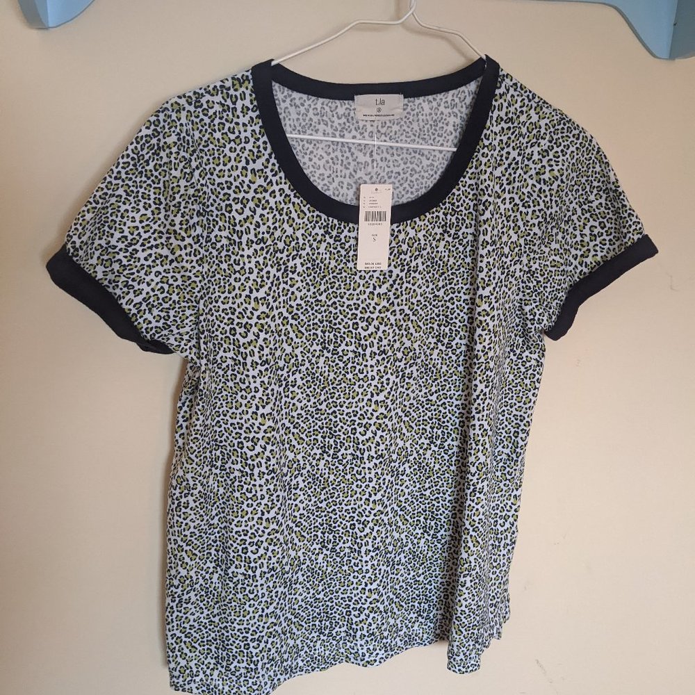 Anthropologie (Tia) Animal Print Tee - NWT - Size S